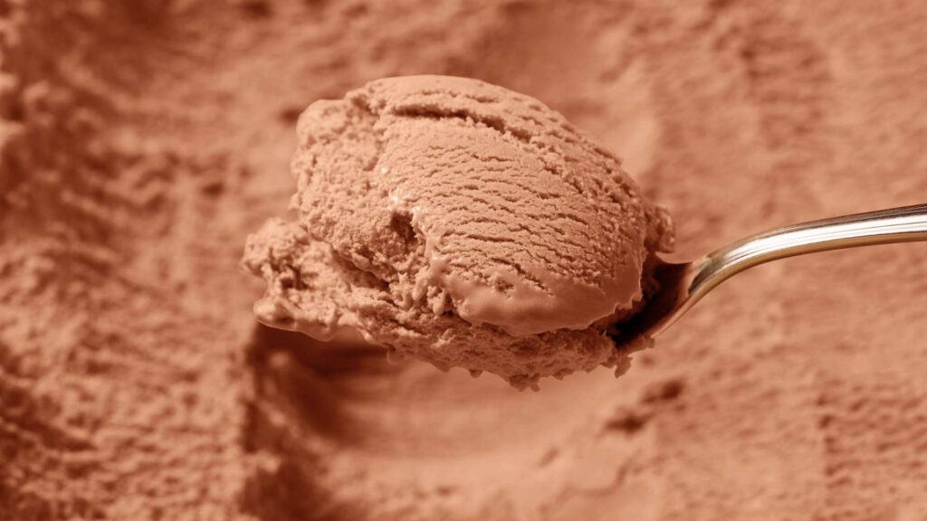 Chocolate ice cream for a high protein ice cream recipe